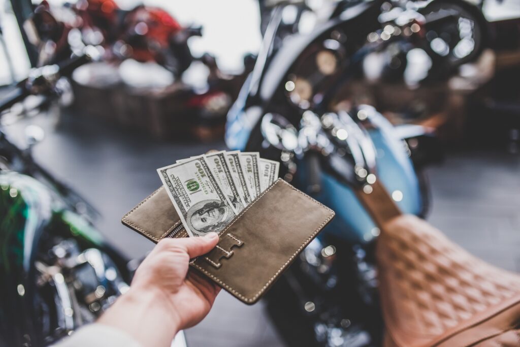 Sell your motorcycle for cash