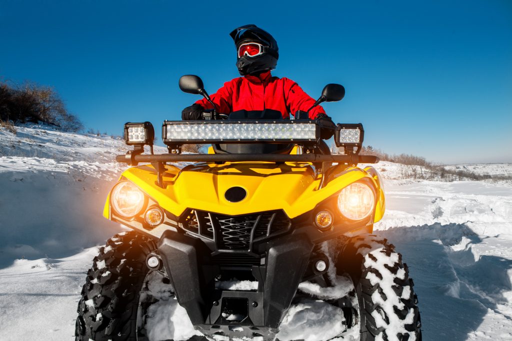 Winter ATV Riding in the North